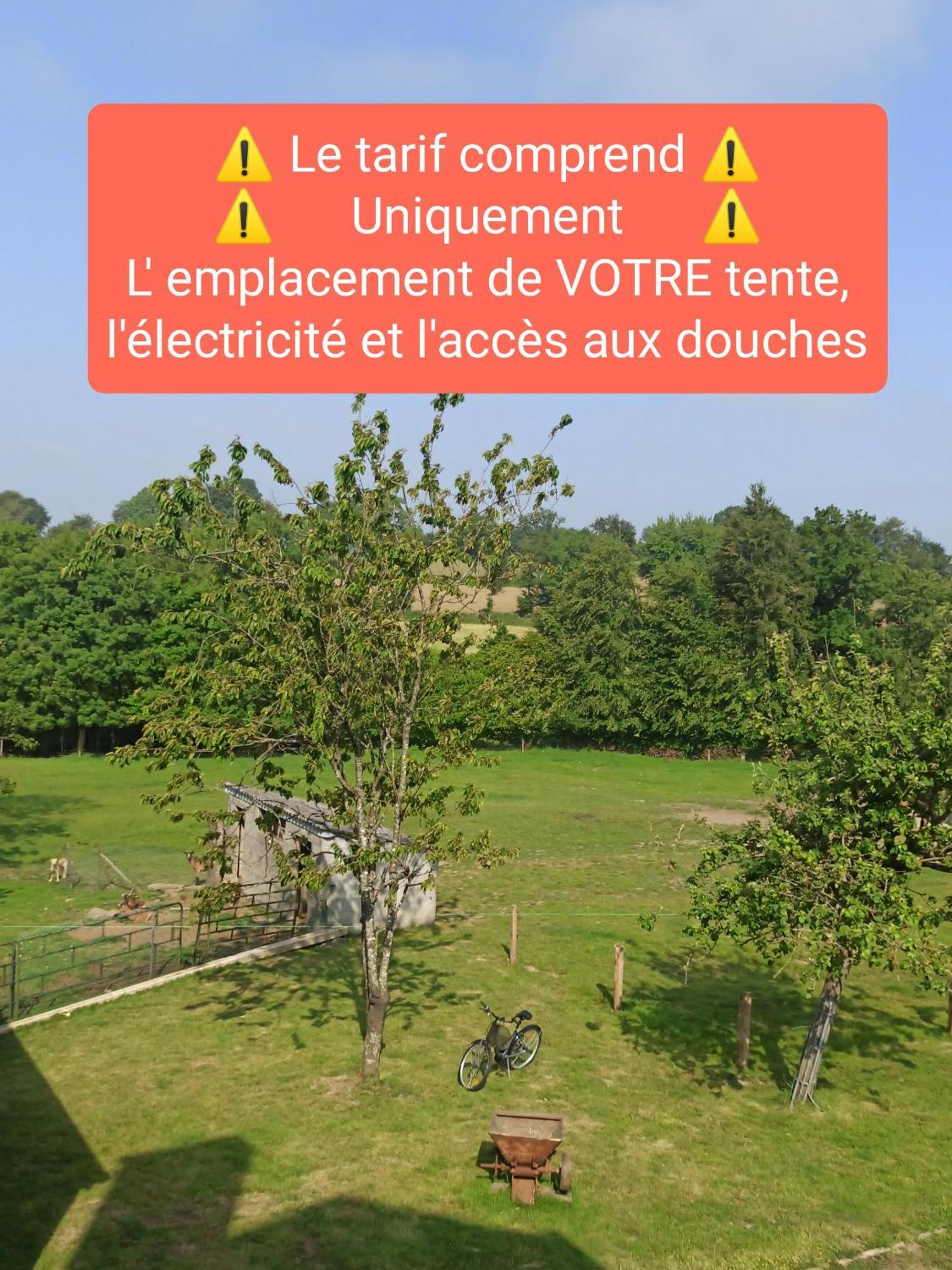 La Billardiere Camping A La Ferme Le Menil-Ciboult Exterior foto