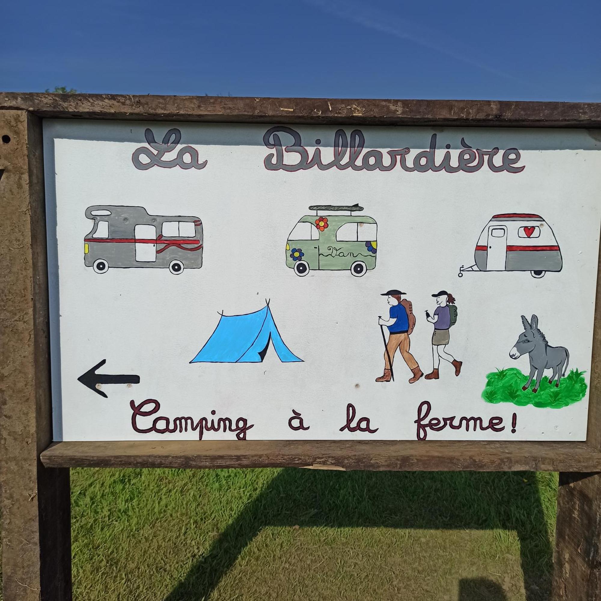 La Billardiere Camping A La Ferme Le Menil-Ciboult Exterior foto